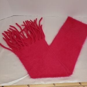 Unbranded 76% Angora Rabbit Hair 24% nylon Tassel Scarf.